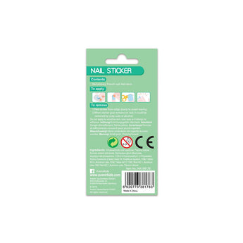 Avenir - Nail Stickers Fluorescent - Under the sea Multicolour |Peel sticker for edge to avoid tearing, remove the glue using soap or acetone | Ages 3+ - My Little Thieves