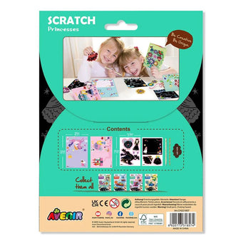 Avenir Scratch - Dinos | Arts & Crafts, Greeting Cards Set | Make Beautiful Greetings Cards | Scratch Art 3+ - My Little Thieves