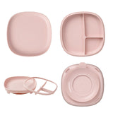 b.box 2 in 1 suction plate | Strong suction base | Removable divider to age up | Grows with your child | Curved sides for easy scooping | Dishwasher Safe | From 6m+