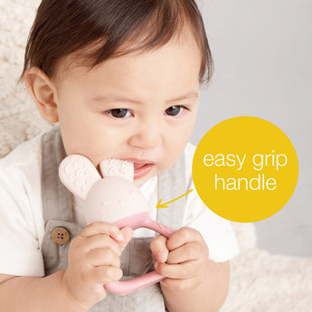 b.box Chill + Fill Teether β Sage | Fillable Water Teething Toy for Babies | Soothing Relief for Sore Gums | Chillable Design | 3m+