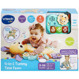Baby 4 - in - 1 Tummy Time Fawn, Sensory Animal Baby Pillow with Lights - My Little Thieves