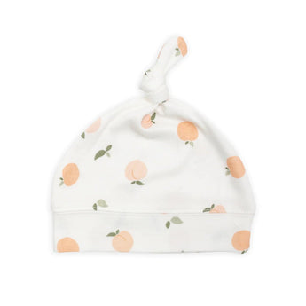 Bamboo Hat + Swaddle Blanket - Peaches - My Little Thieves