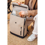 Beaba Oslo Changing Bag In Clay | Elegant & Practical Nappy Bag - My Little Thieves