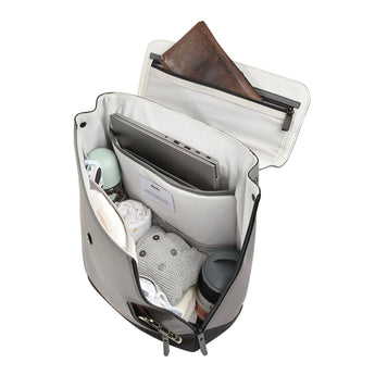 Beaba Oslo Changing Bag In Clay | Elegant & Practical Nappy Bag - My Little Thieves