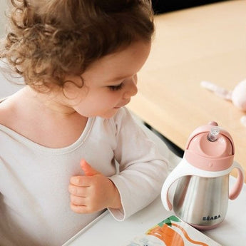 Beaba Stainless Steel Straw Cup | Eco Friendly Training Cup - My Little Thieves