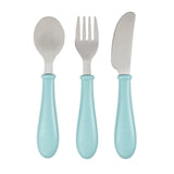 Beaba Stainless Steel Training Cutlery | Ergonomic Fork & Spoon Set - My Little Thieves