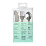 Beaba Stainless Steel Training Cutlery | Ergonomic Fork & Spoon Set - My Little Thieves