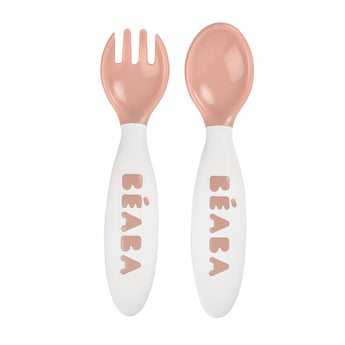 Beaba Training Fork And Spoon Set 2nd Stage | Toddler Cutlery - My Little Thieves