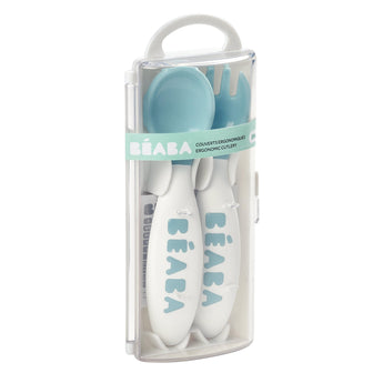 Beaba Training Fork And Spoon Set 2nd Stage | Toddler Cutlery - My Little Thieves