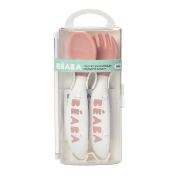 Beaba Training Fork And Spoon Set 2nd Stage | Toddler Cutlery - My Little Thieves