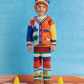 Halcyon Nights Beep Beep Fluffy Knit Cardigan lifestyle
