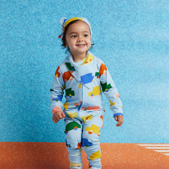 Halcyon Nights Beep Beep Long Sleeve Romper lifestyle