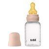 BIBS Baby Bottle Round Latex 150ml Slow Flow Blush - 5713795265336