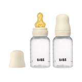 Bibs Baby Bottle Round Latex 150ml Slow Flow 2 Pack | Feeding - My Little Thieves