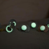 Bibs Colour Anatomical Glow Latex Pacifiers 2 Pack | Soother - My Little Thieves