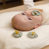 Bibs Colour Anatomical Latex Pacifier 2 Pack | Baby Soother - My Little Thieves