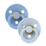 Bibs Colour Classic Round Pacifier 2 Pack Latex | Baby Soother - My Little Thieves