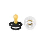 Bibs Colour Classic Round Pacifier 2 Pack Latex | Baby Soother - My Little Thieves