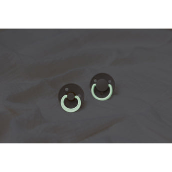 Bibs Colour Latex Glow Pacifiers 2 Pack | Night Soother - My Little Thieves