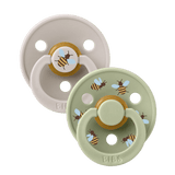 Bibs Pacifier Studio Colour 2 Pack Bumblebee Latex | Soother - My Little Thieves