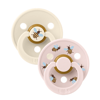 Bibs Pacifier Studio Colour 2 Pack Bumblebee Latex | Soother - My Little Thieves