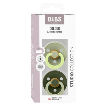 Bibs Pacifier Studio Colour 2 Pack Fusion Latex | Soother - My Little Thieves
