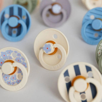Bibs Pacifier Studio Colour 2 Pack Jasmine Latex | Soother - My Little Thieves