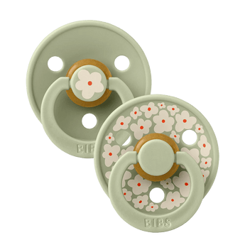 Bibs Pacifier Studio Colour 2 Pack Jasmine Latex | Soother - My Little Thieves
