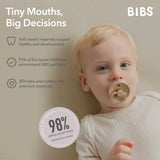 Bibs Round Pacifier Colour 4 Pack Latex | Baby Soother Set - My Little Thieves