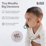 Bibs Round Pacifier Colour 4 Pack Latex | Baby Soother Set - My Little Thieves