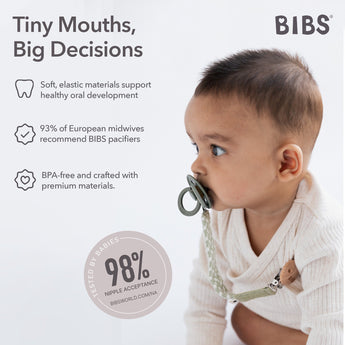 Bibs Round Pacifier Colour 4 Pack Latex | Baby Soother Set - My Little Thieves