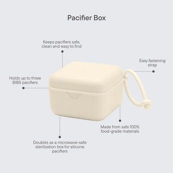 Bibs Studio Pacifier Box | Storage Accessory - My Little Thieves