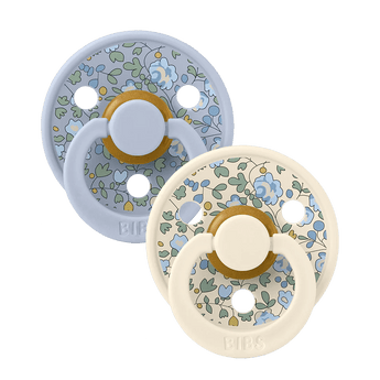 Bibs X Liberty Round Nipple Pacifier 2 Pack Latex | Soother - My Little Thieves