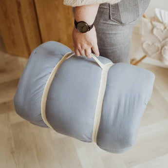 Bloom Dusty Blue Organic Babymat - My Little Thieves