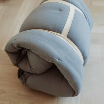 Bloom Dusty Blue Organic Babymat - My Little Thieves