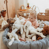 Bloom Dusty Blue Organic Babymat - My Little Thieves
