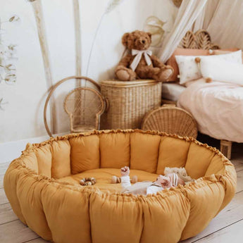 Bloom Mustard Thai Chea Organic Babymat - My Little Thieves