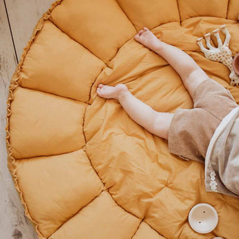 Bloom Mustard Thai Chea Organic Babymat - My Little Thieves