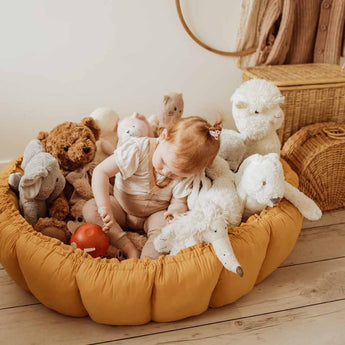 Bloom Mustard Thai Chea Organic Babymat - My Little Thieves