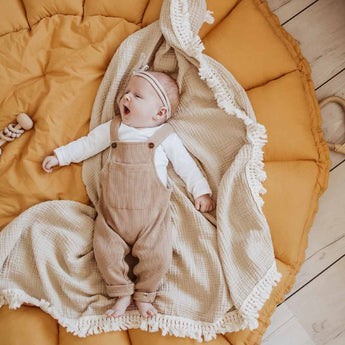 Bloom Mustard Thai Chea Organic Babymat - My Little Thieves