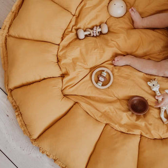 Bloom Mustard Thai Chea Organic Babymat - My Little Thieves