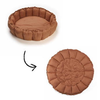 Bloom Tawny Brown Organic Babymat - My Little Thieves