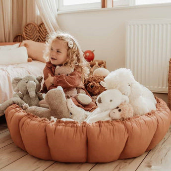 Bloom Tawny Brown Organic Babymat - My Little Thieves