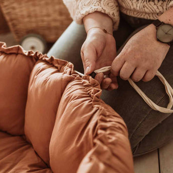 Bloom Tawny Brown Organic Babymat - My Little Thieves