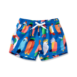 Boys Boardshorts Flamin Galahs Swimsuit | Kids Swim Trunks - My Little Thieves