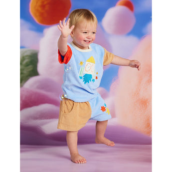 Boys See You In Space Terry T Shirt + Shorts Set | Summer - My Little Thieves