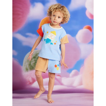 Boys See You In Space Terry T Shirt + Shorts Set | Summer - My Little Thieves