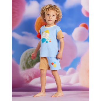 Boys See You In Space Terry T Shirt + Shorts Set | Summer - My Little Thieves