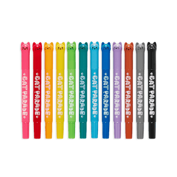 Cat Parade Watercolor Gel Crayons - Set of 12 - My Little Thieves