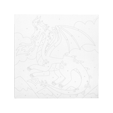 Colorific Canvas Paint by Number Kit - Fantastic Dragon - My Little Thieves